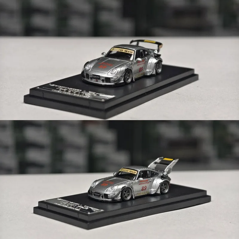 

Diecast Street SW1:64 Scale Porsche 993RWB Wide Body Modified Dual Exhaust Alloy Car Model