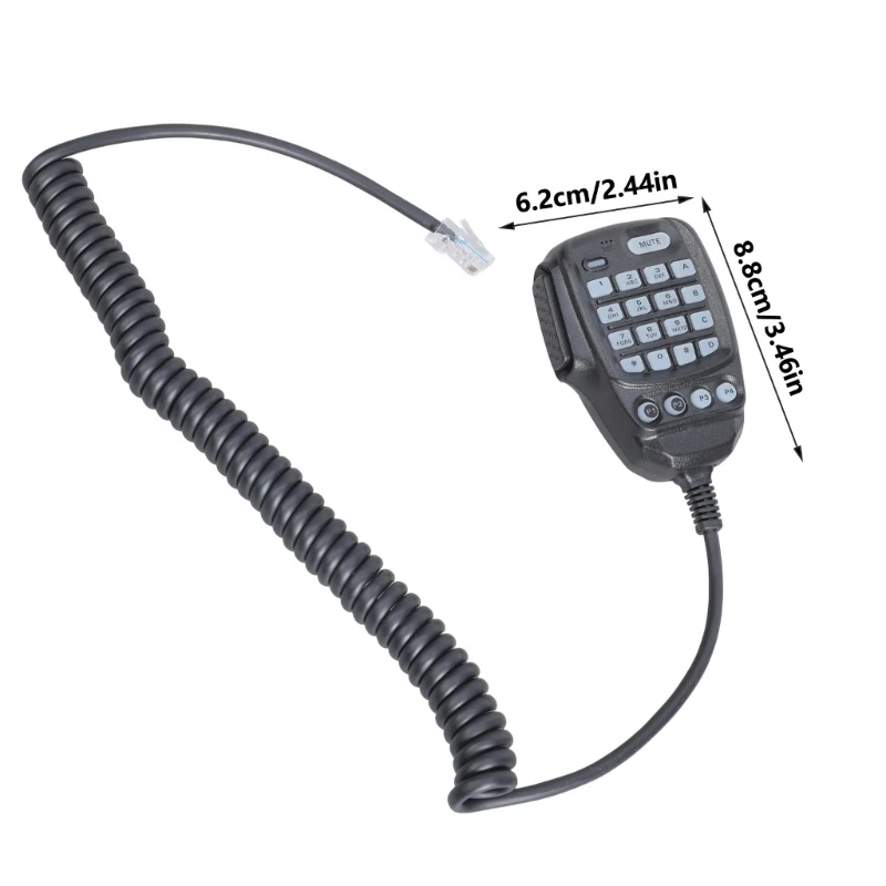 Multifunction Radio Microphone Long service Microphone ABS Microphone for FTM-300DR A4WF