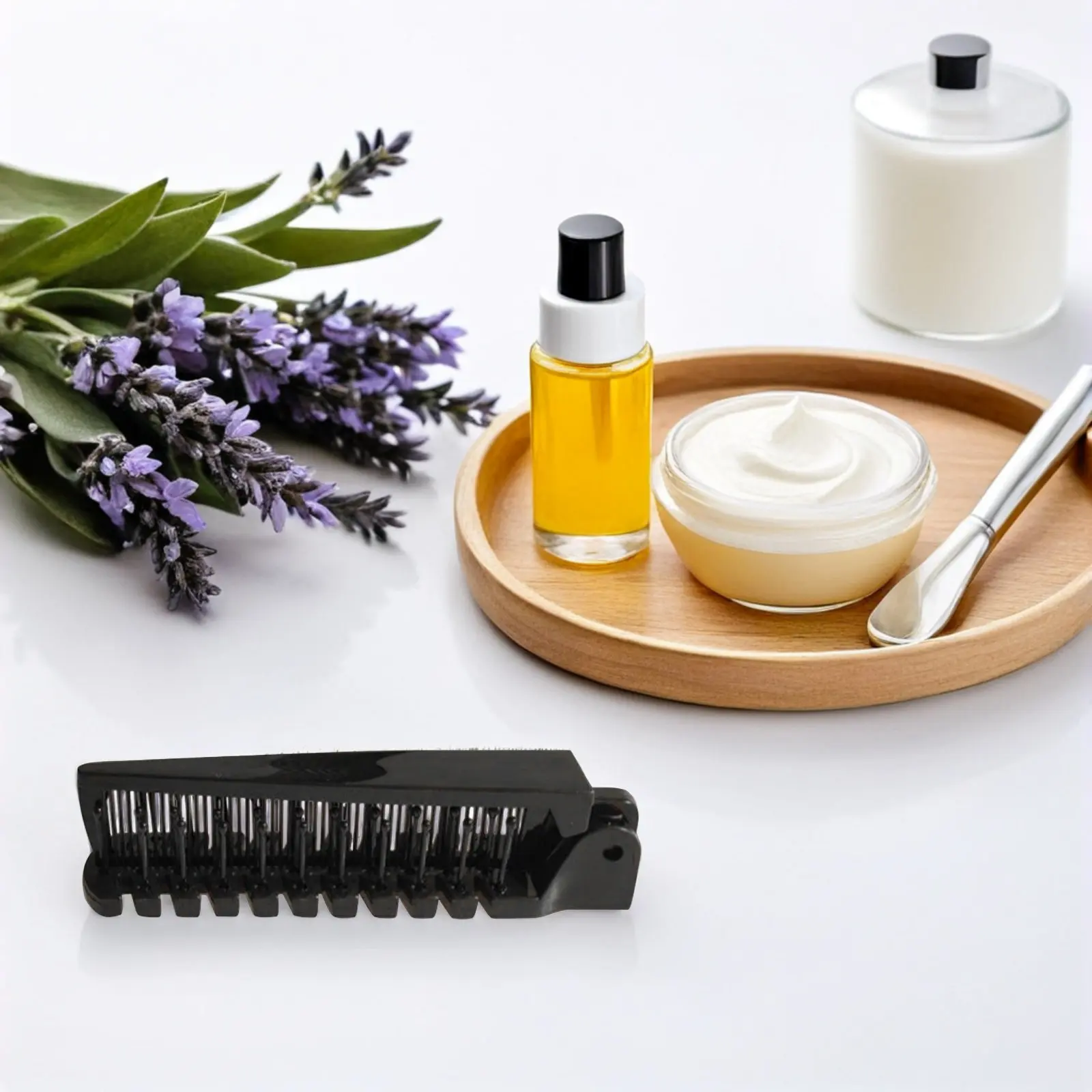 

6Pcs Mini Foldable Comb Double Headed Travel Hair Brush Compact Pocket Size Anti Static Wide Fine Tooth Portable Comb Set