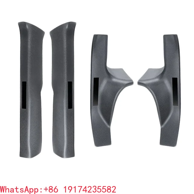 Door Sill Strip Guard For Tesla Model 3 Highland 2024 Car Front Rear Door Threshold Protector Central Control Side Anti-kick Pad
