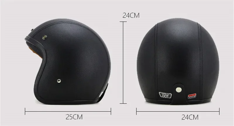 Retro vintage cafe racer capacete da motocicleta rosto aberto casco jet kask casque piloto 2025 venda quente