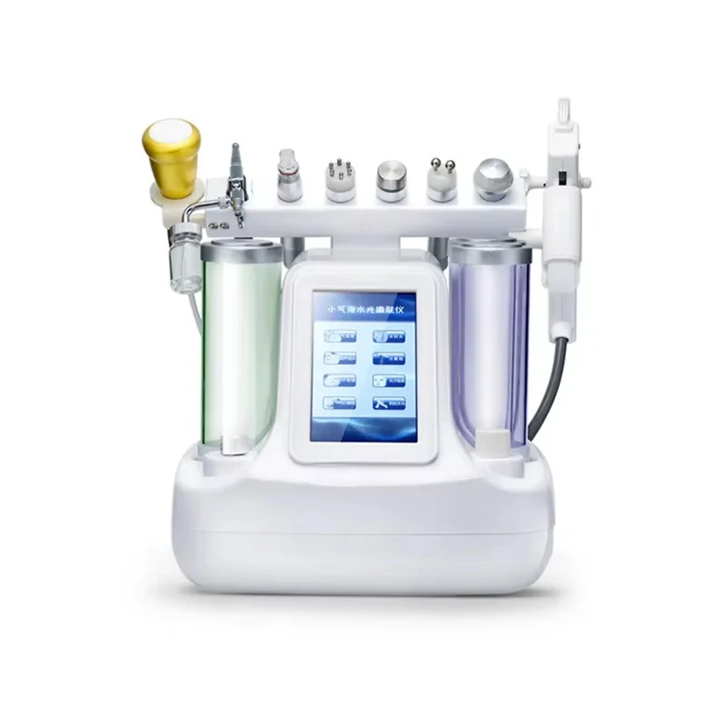 

Hot Sale 11 1 Hydra H2O2 Portable Beauty Machine Oxygen Facial Microdermabrasion for Face Body Spa Peel Hair Removal UK/EU/US