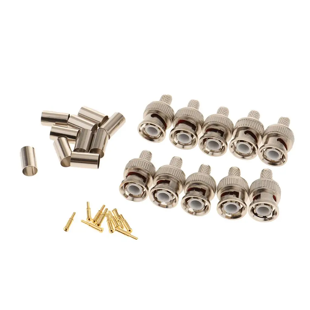 Pak Van 4-6 Stuks 10 Stuks Professionele Mannelijke Bnc Connector