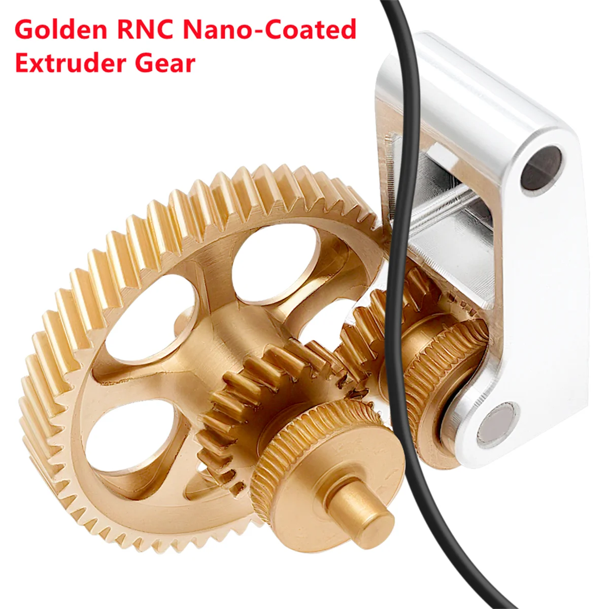 

Для Bambu Lab P1P P1S X1C A1 A1 Мини-экструдер-шестерня с когтями RNC Комплект спиральной шестерни из закаленной стали с нанопокрытием, высокая прочность