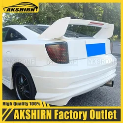 For TOYOTA CELICA Rear TRUNK SPOILER 2000-2005 WITH LED LIGHTS High Quality ABS Plastic Car Spoiler Trunk Boot Wing Spoiler