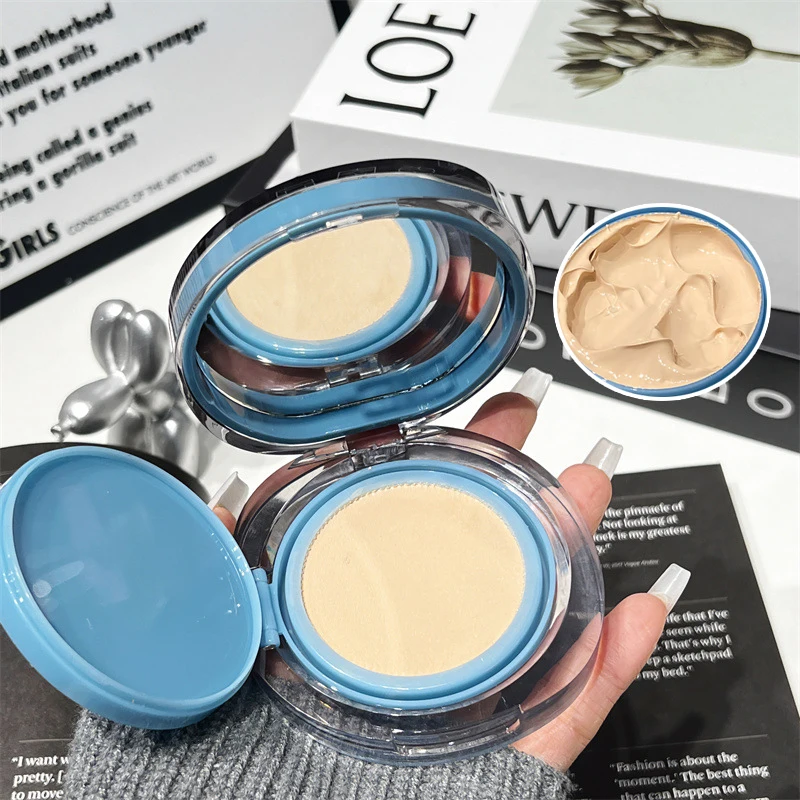 High Coverage Foundation Cushion Compact Facial Sunscreen Concealer Contour Shading Waterproof SPF50+ BB Cream Korean Makeup