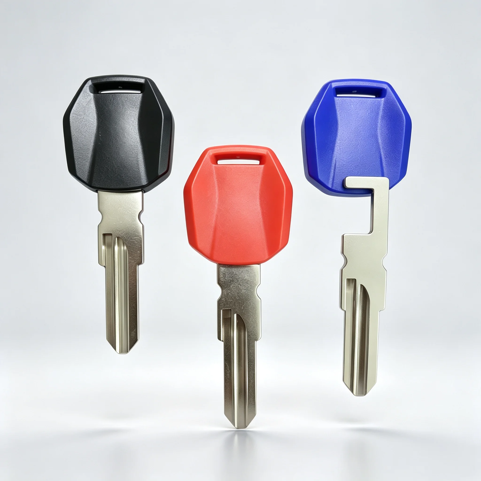 1Pcs/3Pcs For KTM1050 1190 1290 Triumph Augusta Replace Motorcycle Blank Key Motorcycle Keys Detachable Chip Blank Key
