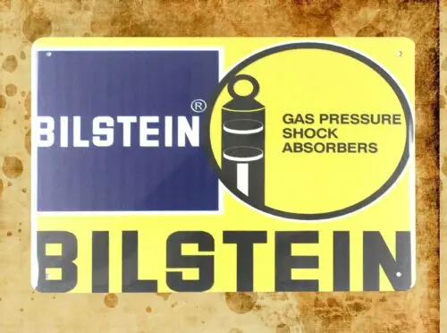 Bilstein Shock Absorbers tin metal sign garden reproductions