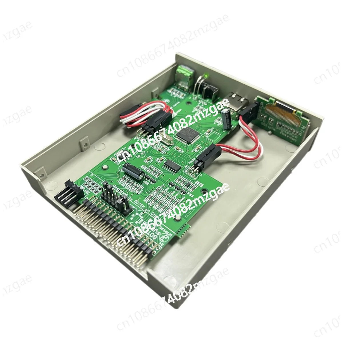 

New SFRM44-U100LQD-435 floppy disk drive simulator with OLED screen and rotary encoder with cache and no formatting required