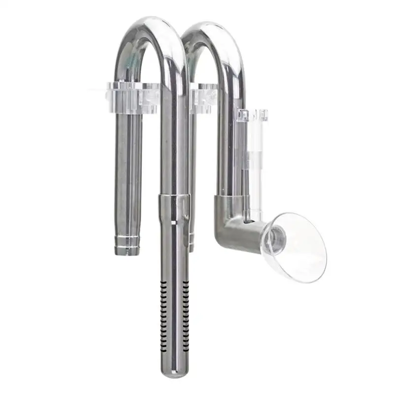 

Aquarium Filter Outflow Pipe Oil Film Skimmer Filter Pipe Stainless Steel Water Tube Fittings Inflow Outflow Supplies For