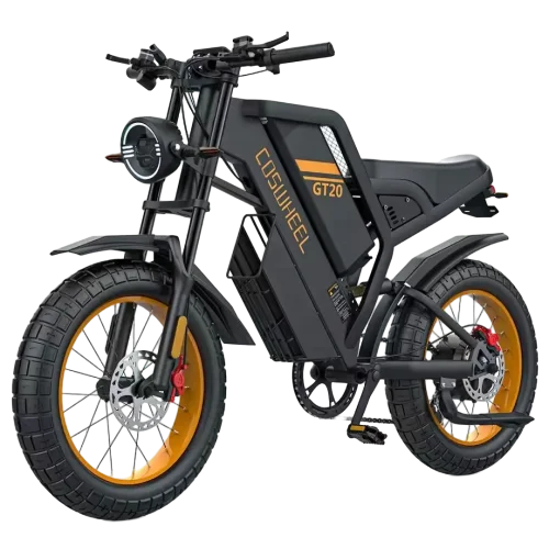 Ebike 2025  COSWHEEL GT20 MAX 2000W motor 60V 40AH dual battery maximum speed 65KM/H, adult mountain off-road electric bicycle.