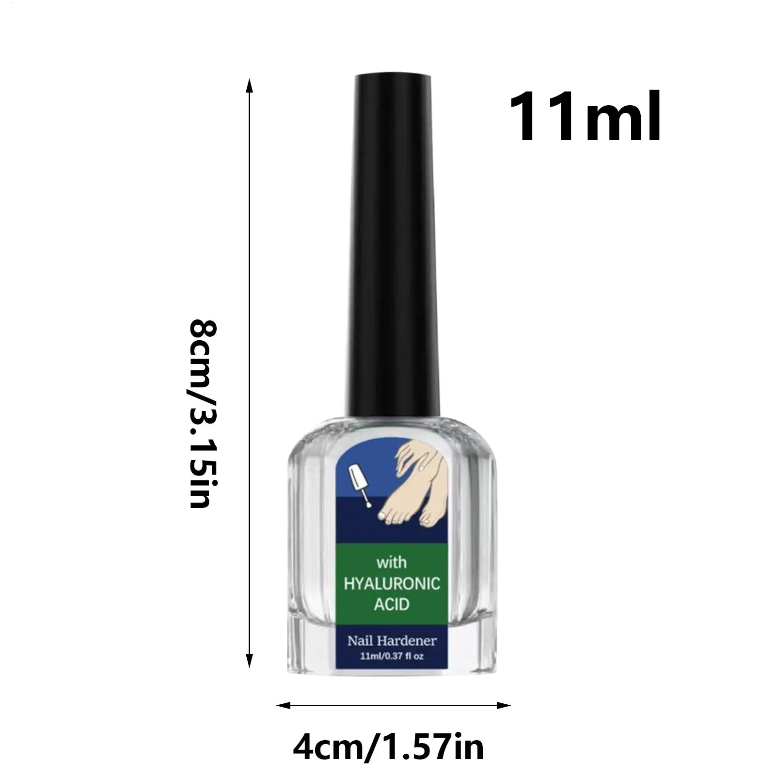 مقوي الأظافر الواقي اللطيف والامتصاص السريع لنمو الأظافر وكيل سائل لأظافر القدم والأصدقاء والزملاء المتحمسين في المنزل