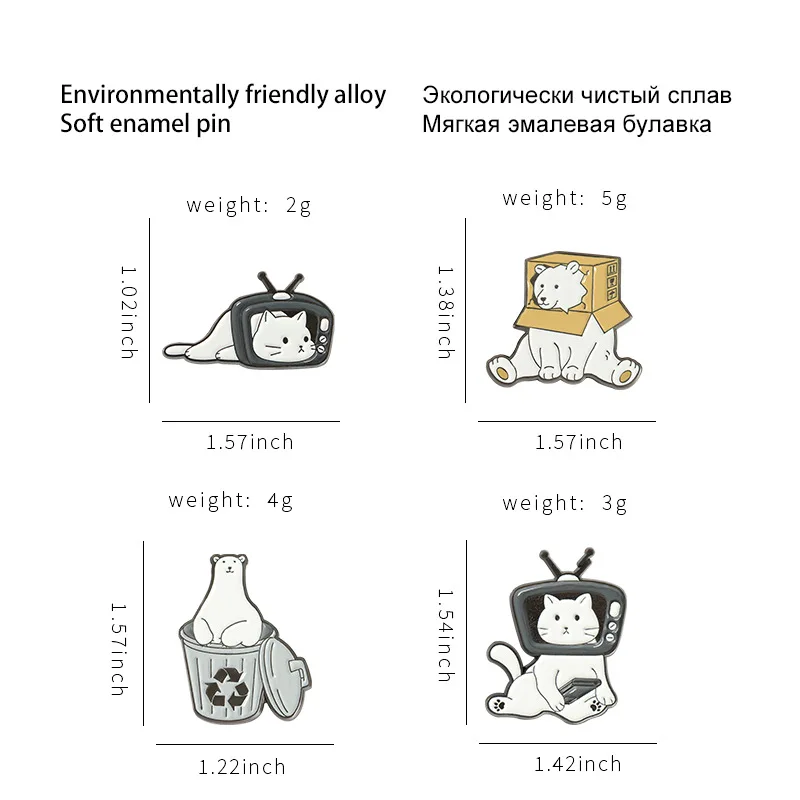 Брошь котенок милый мультяшный металлический значок, ювелирные изделия, восхищаяся булавка для одежды, значки на рюкзак, булавка, аниме, декоративный лацкан