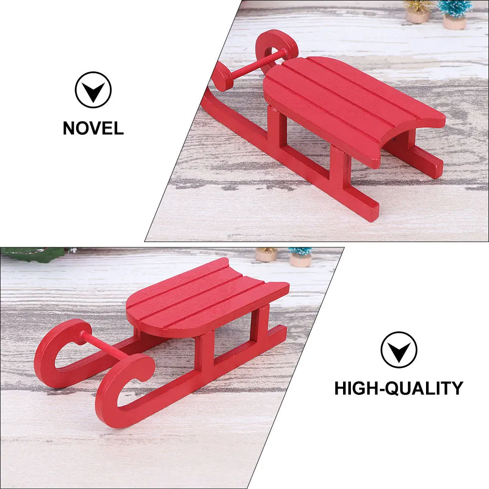 

Sleigh Christmas Decorations Centerpieces for Dining Table Decorative Sled Dinner