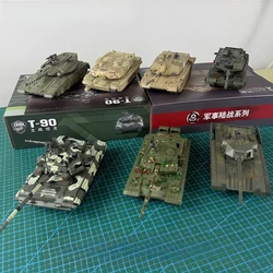 1/48 Russian T-90 Main Battle Tank 1/72 US M1A2 UK Challenger No Glue Pre-colored Military Assembly Model Building Block Toy