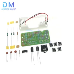 FM 스테레오 라디오 DIY 전자 키트, 무선 FM 수신기 송신기 모듈, 마이크 보드 납땜 연습 프로젝트, 76-108MHz