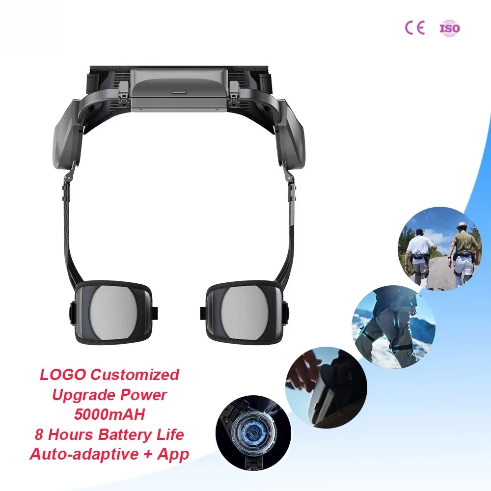 5000mAh ultra-light carbon fiber exoskeleton robot power-assisted walker, suitable for the elderly travel gift