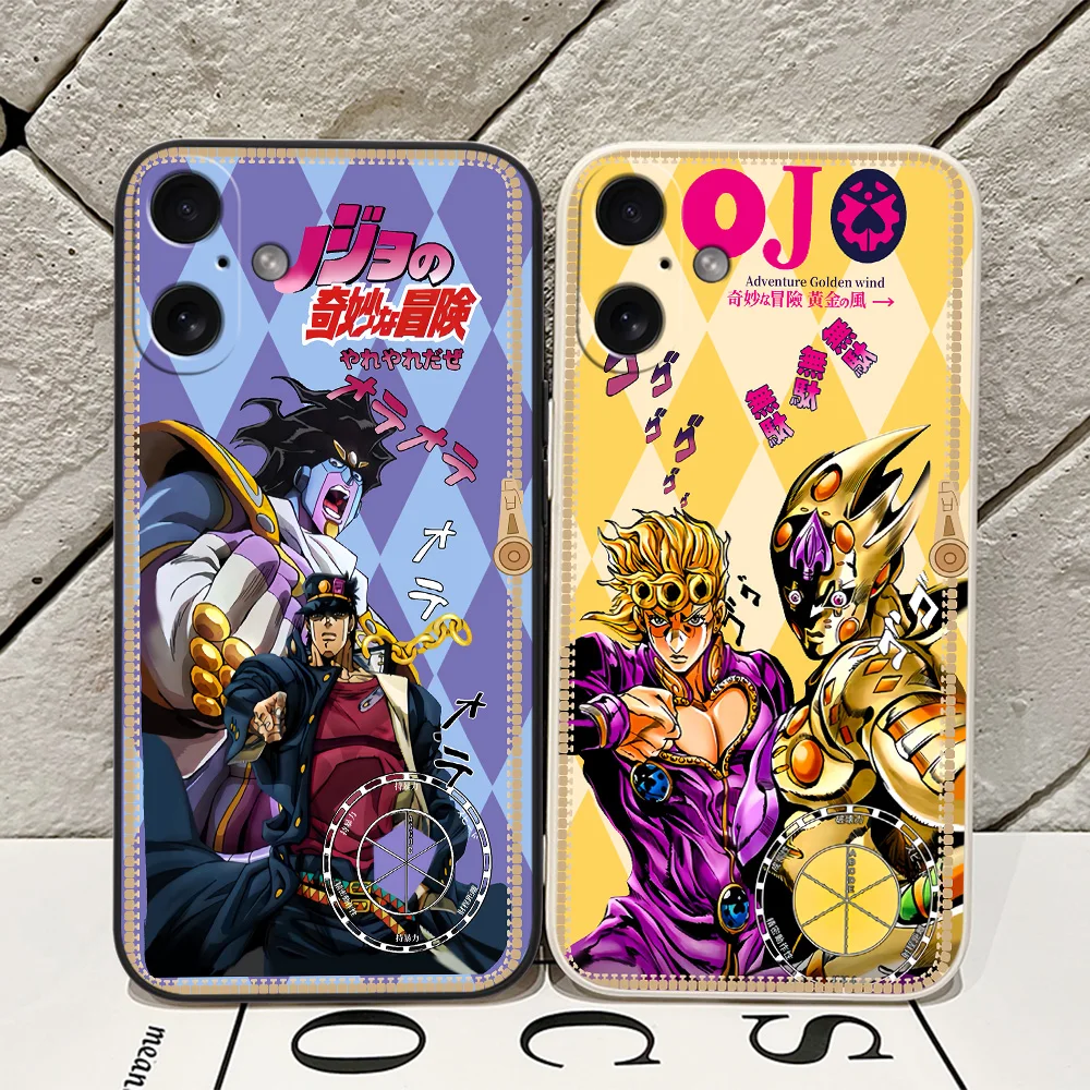 Anime J-Jojos B-Bizarres Phone Case For Samsung Galaxy S26 S25 S24 S23 S22 S21 S20 S10 Note 20 10 Edge Lite Ultra Plus FE 4G 5G