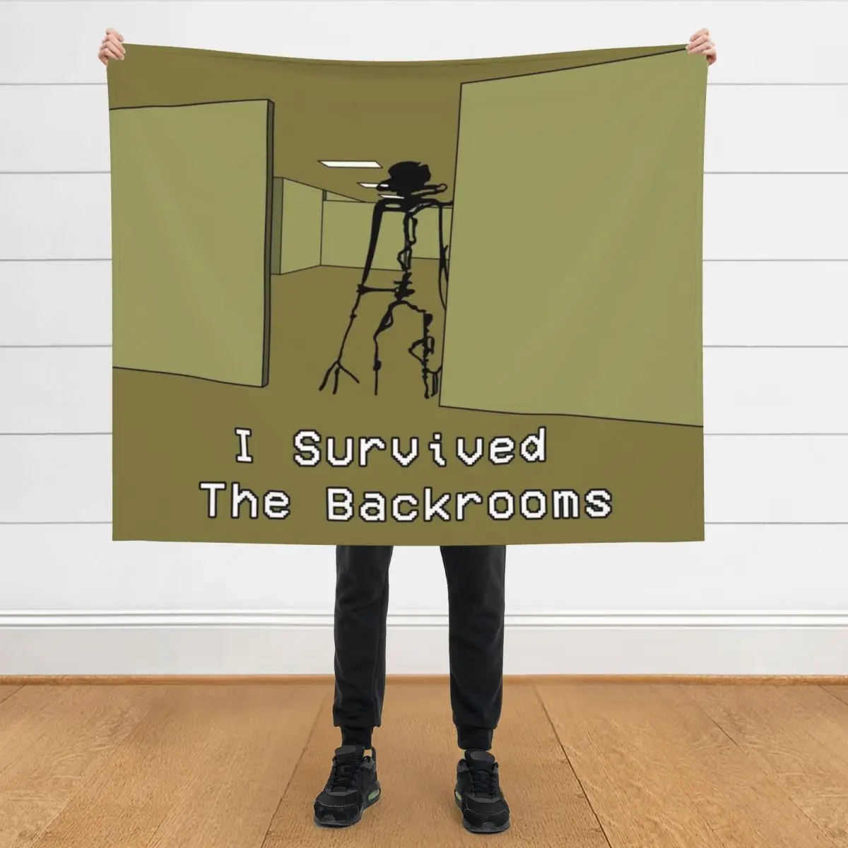 

Я пережил The Backrooms Плед Роскошные утолщенные пляжные теплые зимние одеяла