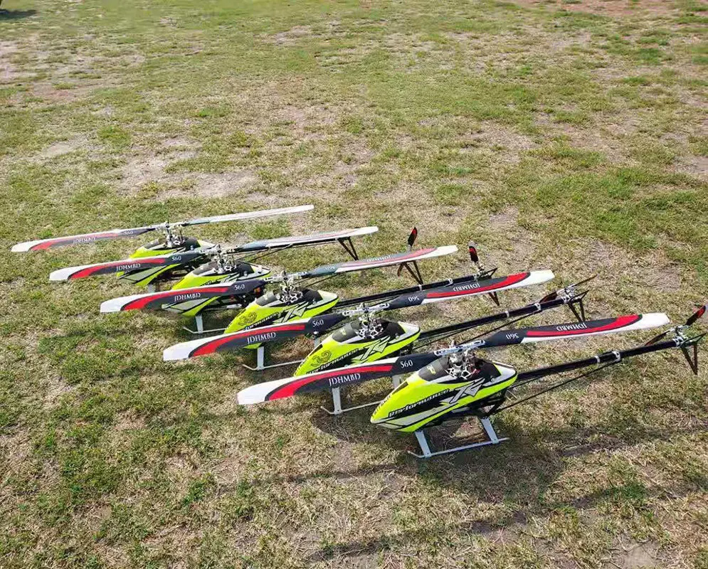 JDHMBD Carbon Fiber Main Blades 360 380 420 510 560 690mm for 470L X360 450L 500 550 600 700 RC Helicopter Upgrade Parts