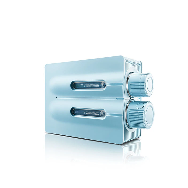 

LUXURY 2 Stage Ultra Filtration System Remove Lead Chlorine Quick Filter Change Under Sink Water Filter