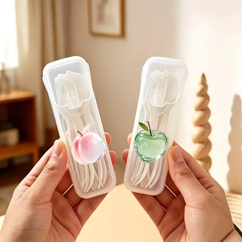 Portable Travel Mini Toothpick Dental Floss Storage Box Cotton Swabs Box Multi-Purpose Perfect For Home Kitchen Table Daily Use