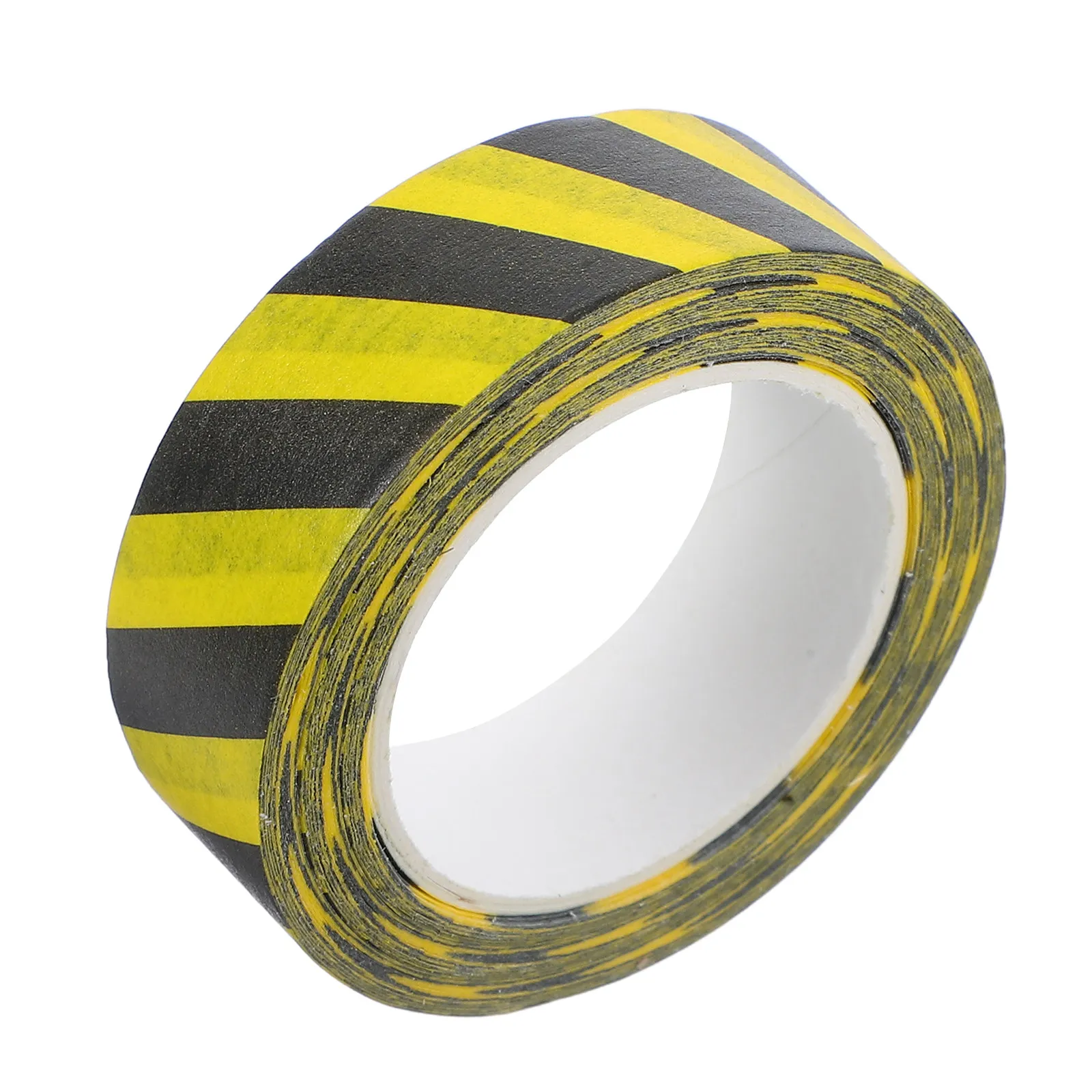 1 Roll Children DIY Road Tape Micro Miniature Traffic Warning Design Layout Adhesive Decorative Reusable Warning Marker Stickers