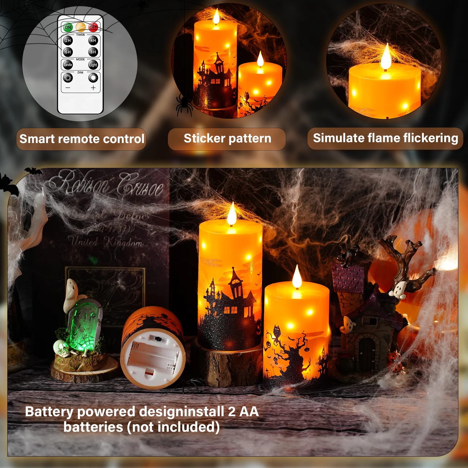 Halloween Flameless LED Candles 2