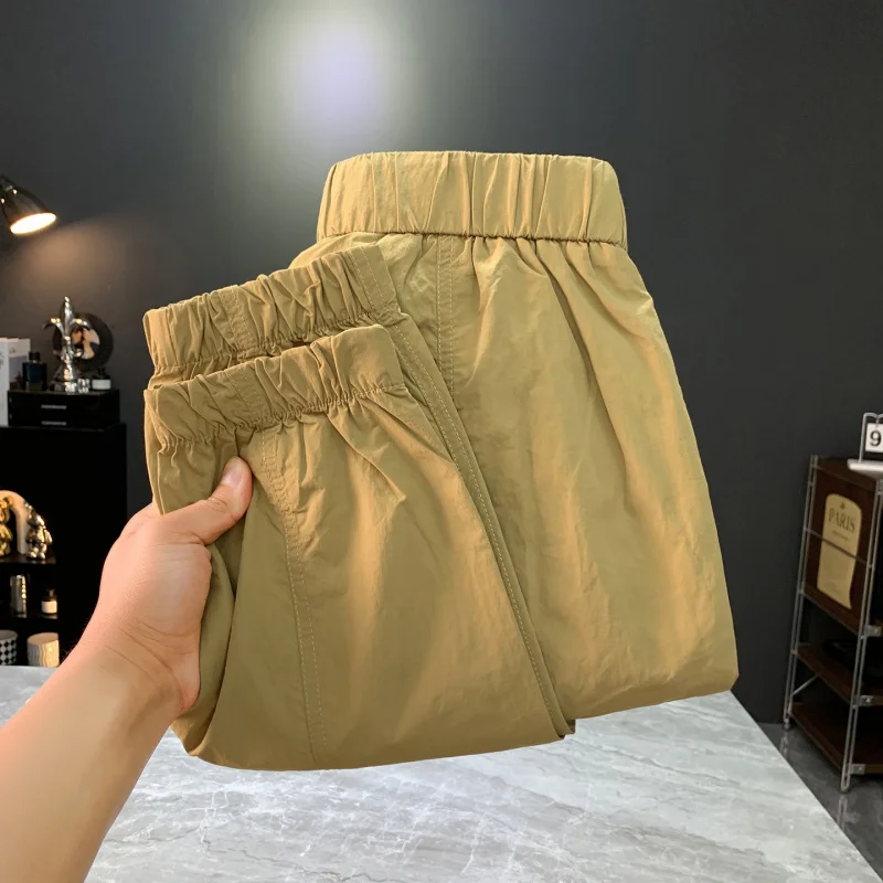 Summer thin casual work pants 2025 new trend versatile loose quick drying comfortable casual pants
