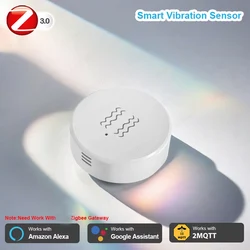 ZigBee Vibration Tilt Sensor Door Window Alarm Detection Home Automation Security Protection System Support Home Assistant 2MQTT