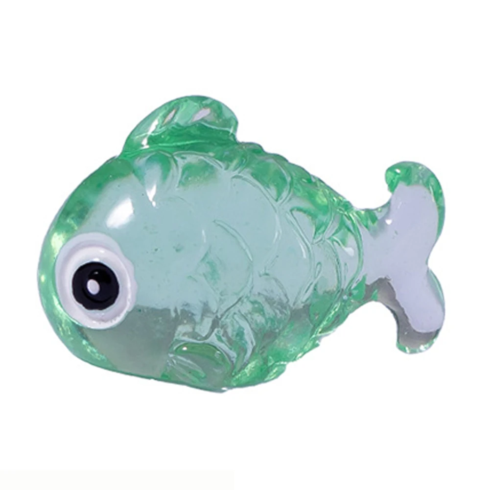 Desktop Trinkets Fish Ornaments Resin Crafts Colorful Luminous Fish Tank Landscaping Micro Landscape Ornaments