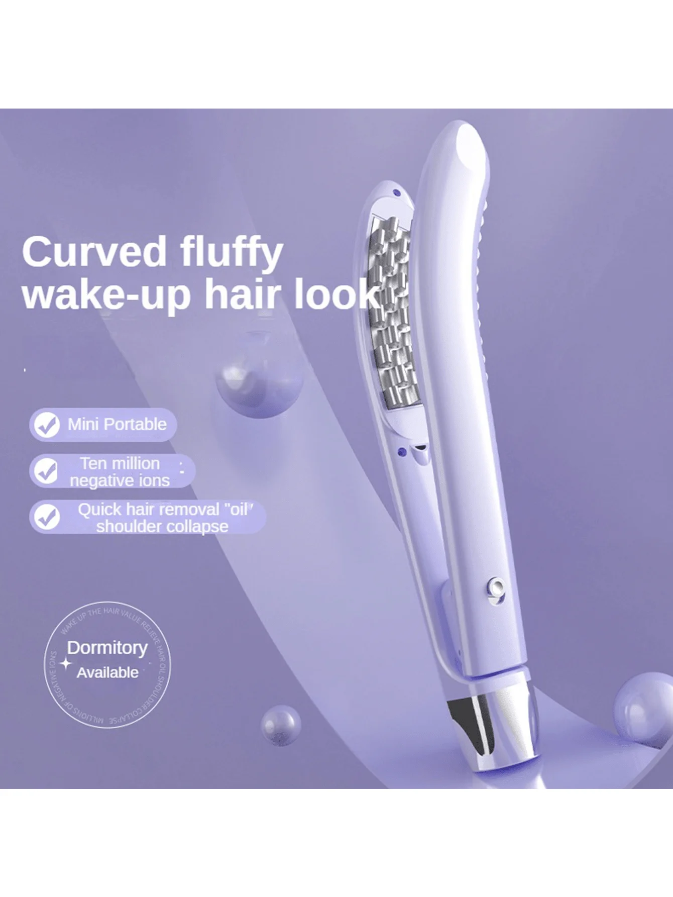 

Lroning Splint Fluffy Pad Hair Root High Skulal Top Fluffy Appliance Cor Hair Curling Lron Инструменты для укладки волос Curling Lron