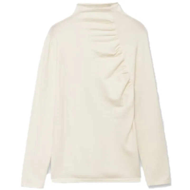 Maglione lavorato a maglia Faionable High Ne Long Sve per donna Ele Versatile inverno Nuovo arrivo Maglieria semplice Sle