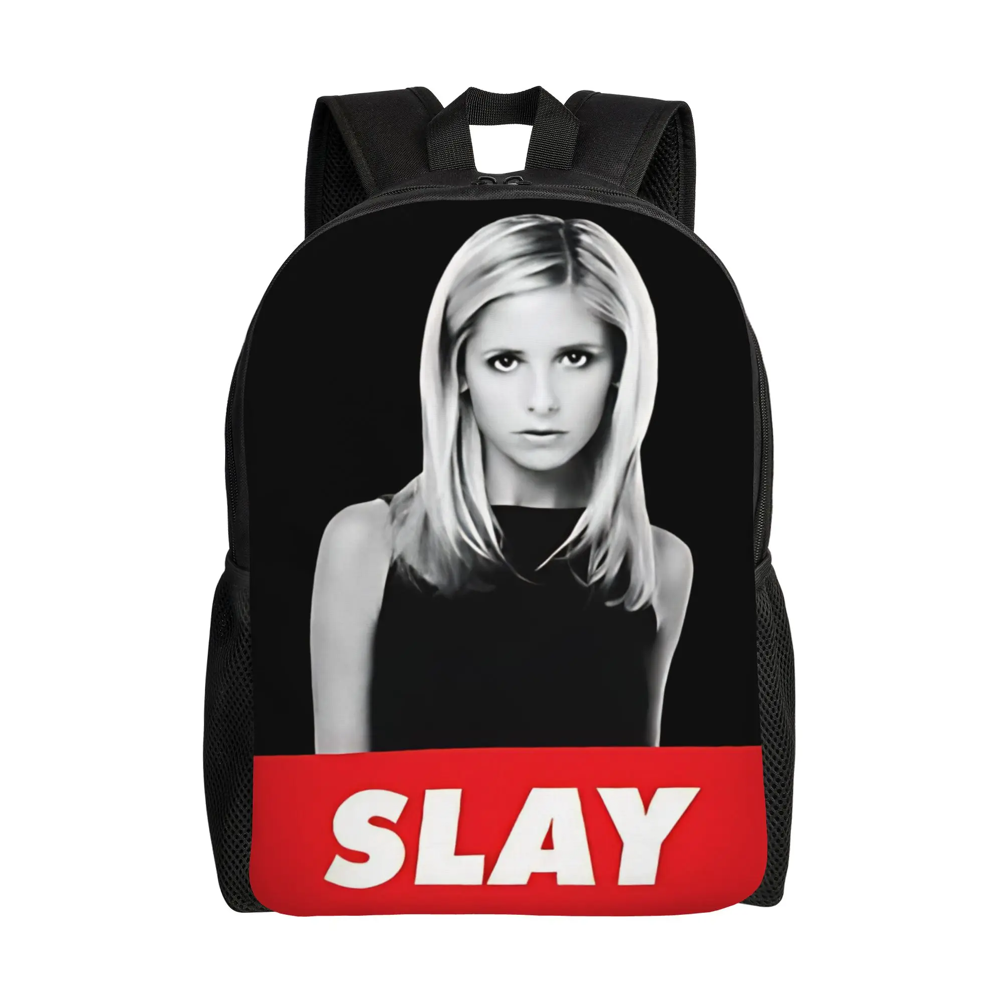 Buffy the Vampire Slayer Backpack for Men Women Cool Student Hiking Travel Daypack Horror Movie College Shoulder Bag Gift