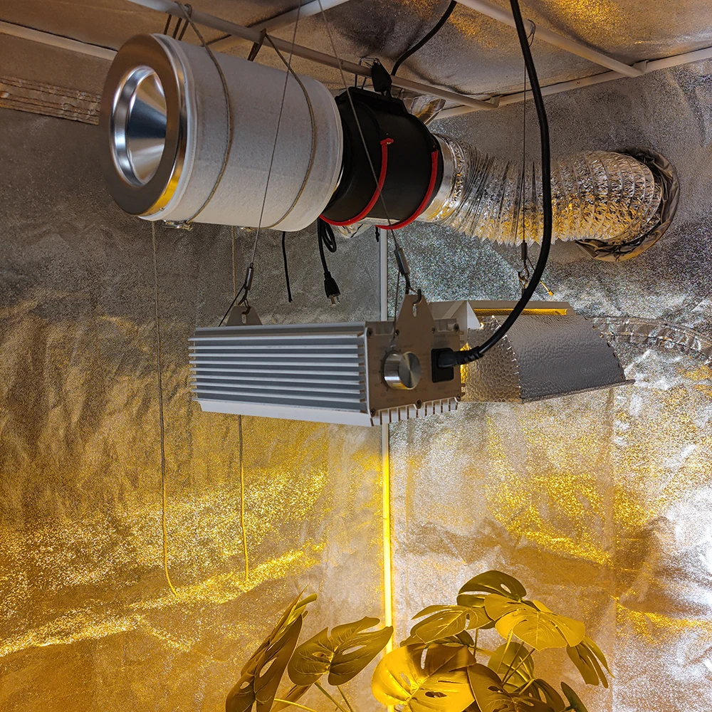 

SOLIDEE 1000W HPS MH Grow Light Fixture Complete Kit with Bulbs And Hanger for Indoor Plant Growing High Quality 2-in-1 Setup