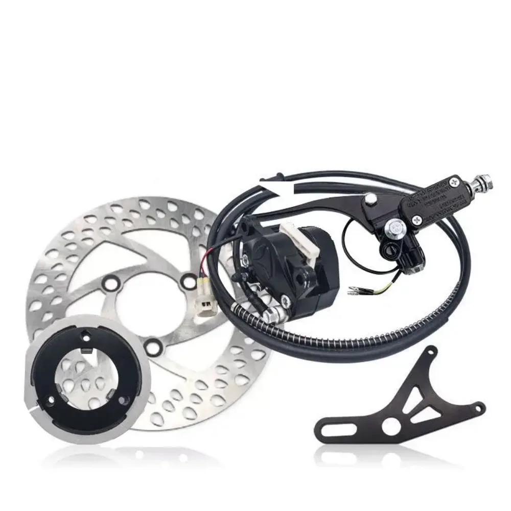 Electric Vehicle Electric Motorcycle Modification Drum Brake Modification Disc Brake Set Assembly Kit Complete Set Accessories