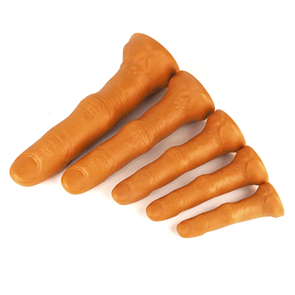 10cm Huge Anal Plug Platinum Liquid Silicone Fingers Butt Plug Big Anal Sex Toys For Women Men Prostate Massage Huge Anal Dildos_voghion.com