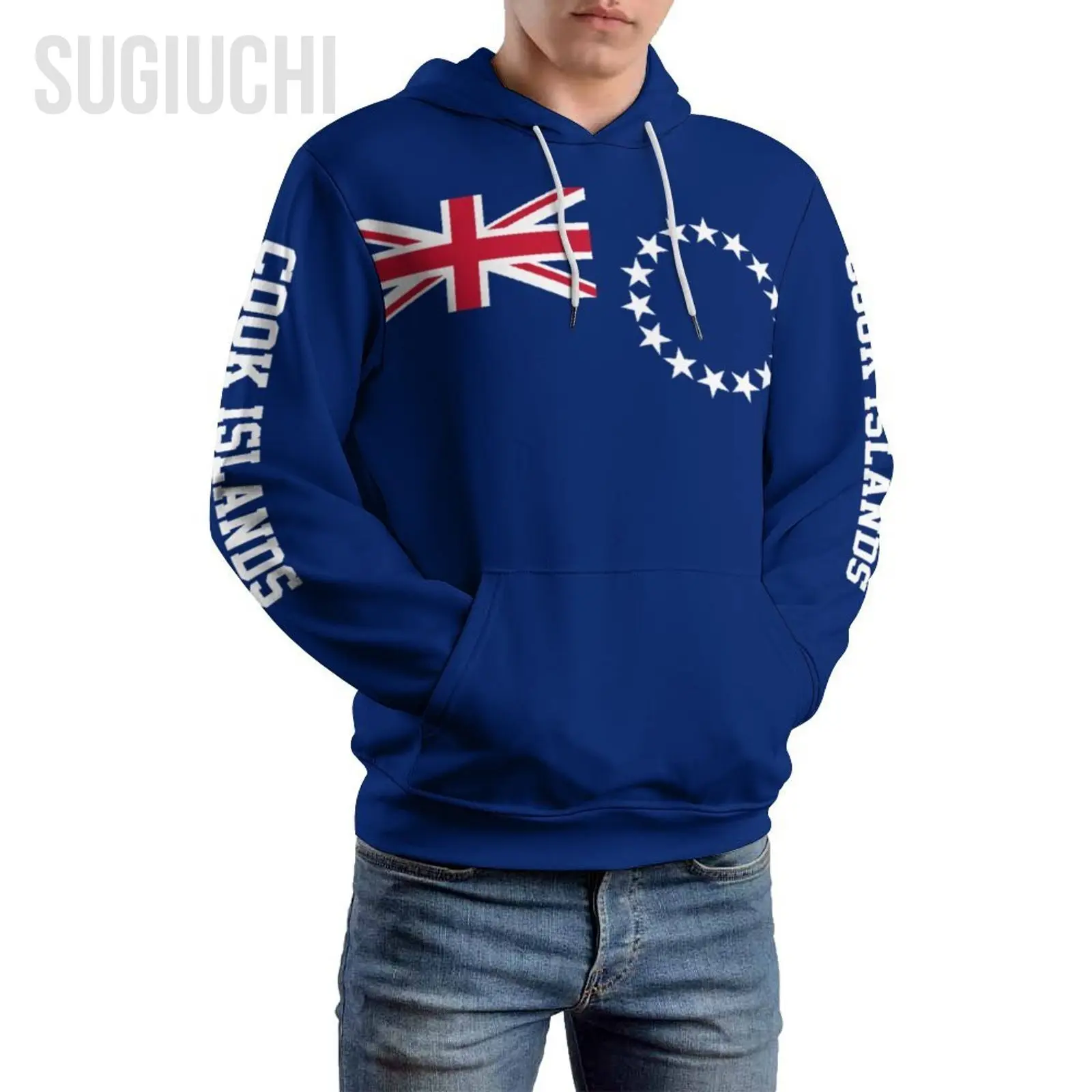 Unisex 3D Hoodie Cook Islands Flag Men Women Polyester Harajuku Sweatshirt Pullover Hoodies Casual Cool