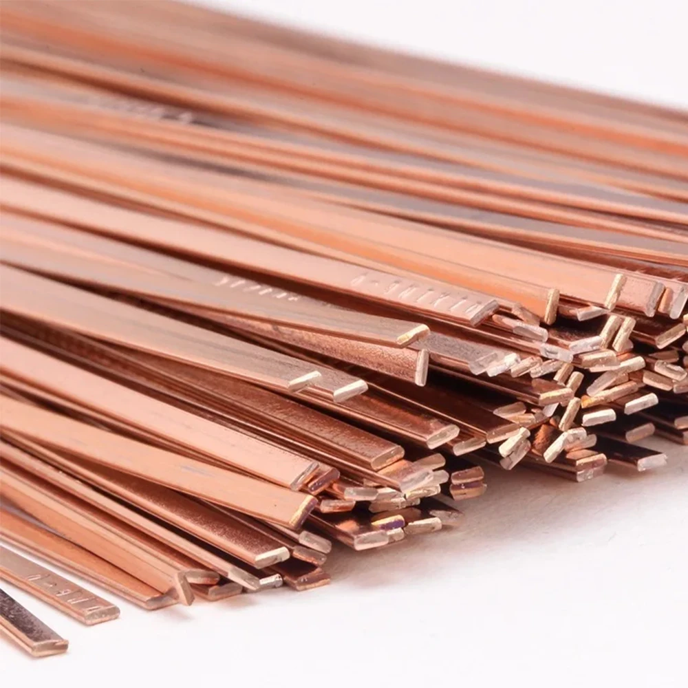 KATWAY Bronze Electrode Soldering Rod, Phosphorus Copper Electrode Welding Rod, 500mm Brass Welding Wire HH-AA76