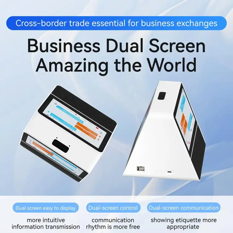 X7 7-inch HD Touch Dual-screen 2.4 / 5.0G Business Intelligent Voice Translator