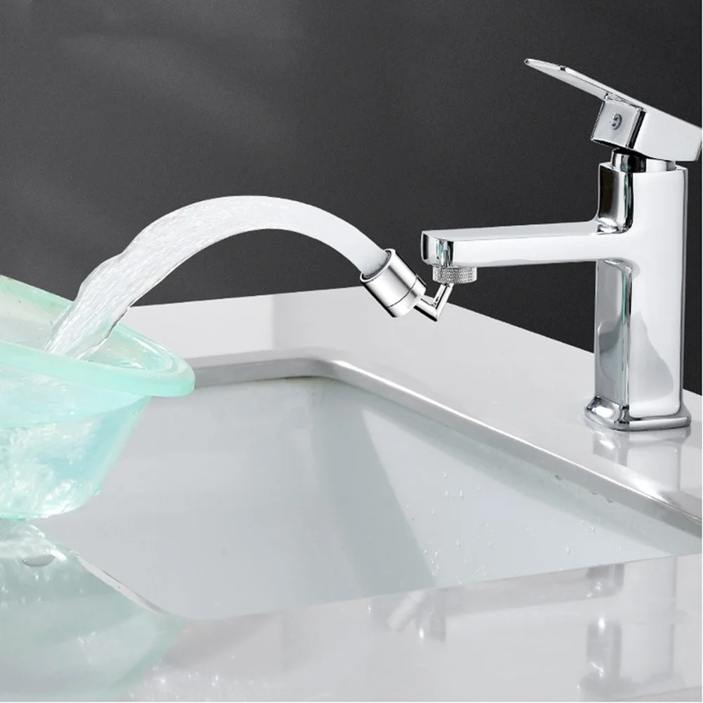 New 720 Degree Universal Tap Aerator Splash-proof Swivel Water Saving for Kitchen Faucet Spray Head Wash Basin Extender Adapter