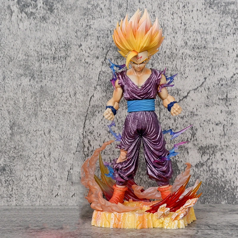 

26 см аниме Dragon Ball Z Super Saiyan 2 сон Гохан битва поврежденная Ver. GK ПВХ экшн-Фигурка Статуя Коллекционная модель игрушки кукла