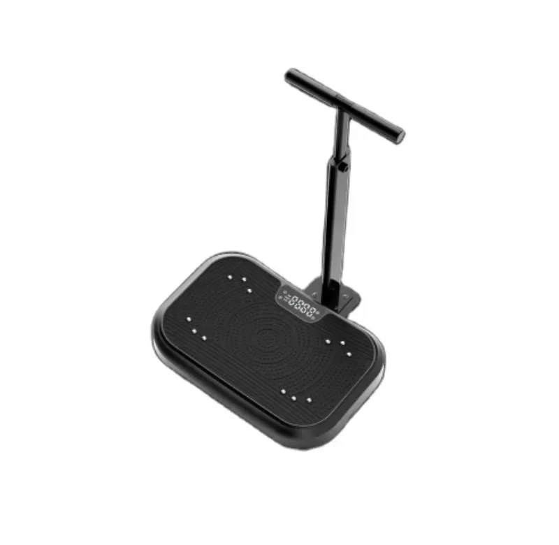 Vibrating Plate with Removable Handle 200W 1-99 Speed Vertical Electromagnetic Vibrator ABS Steel Home Fitness Machine