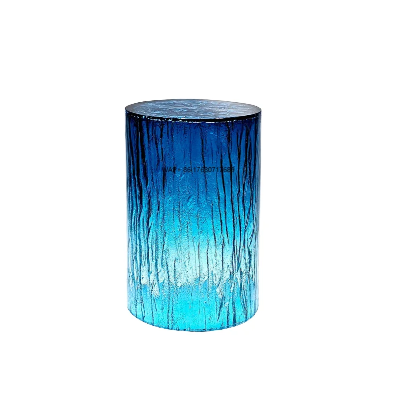 Modern Style Durable Unique End Table for Living Room Indoor Outdoor  Transparent Resin  Coffee/Tea Table Set