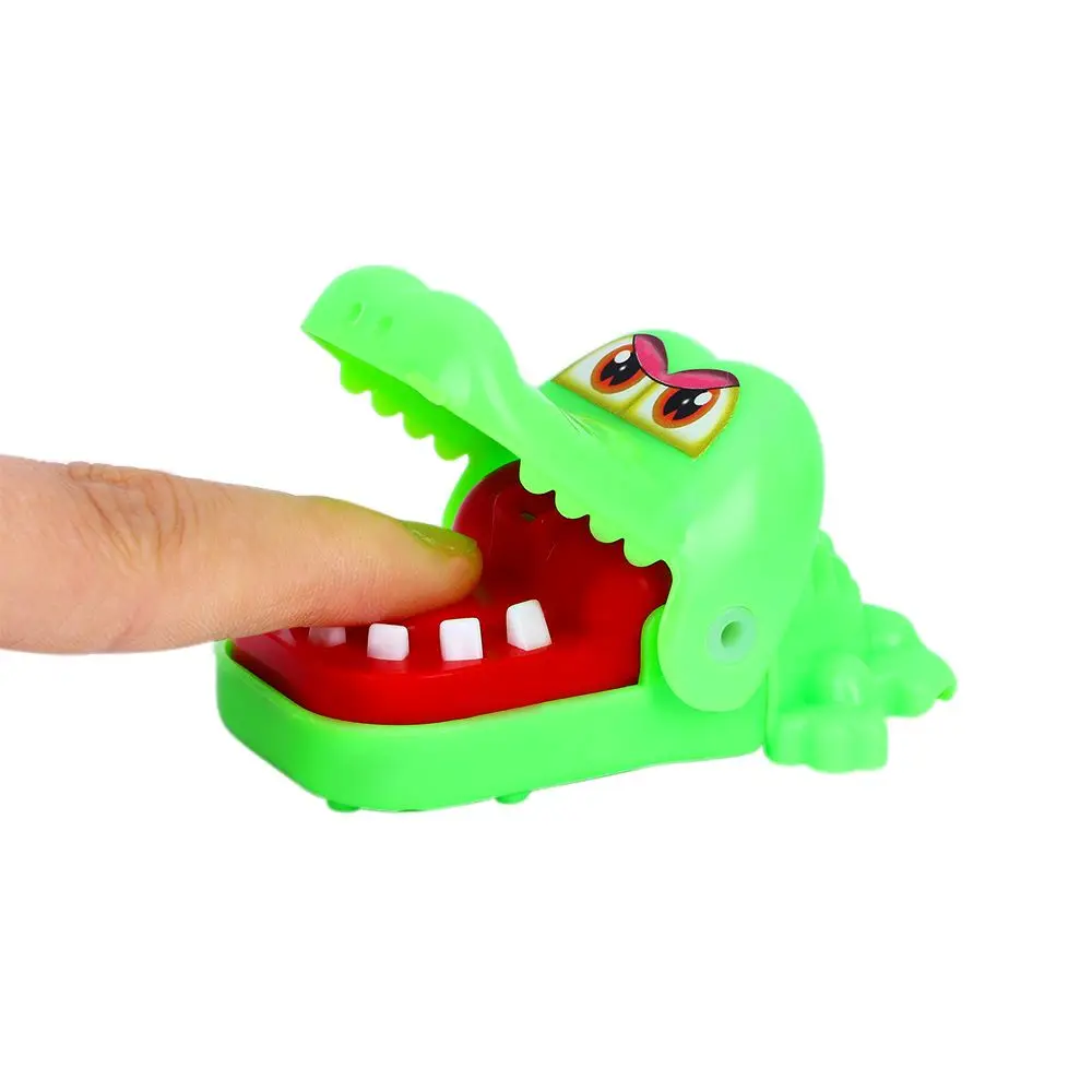 Jeu de morsure de doigt de dentiste pour enfants, jouet de crocodile populaire, cadeau de famille drôle pour les enfants, blague à grande bouche, gags