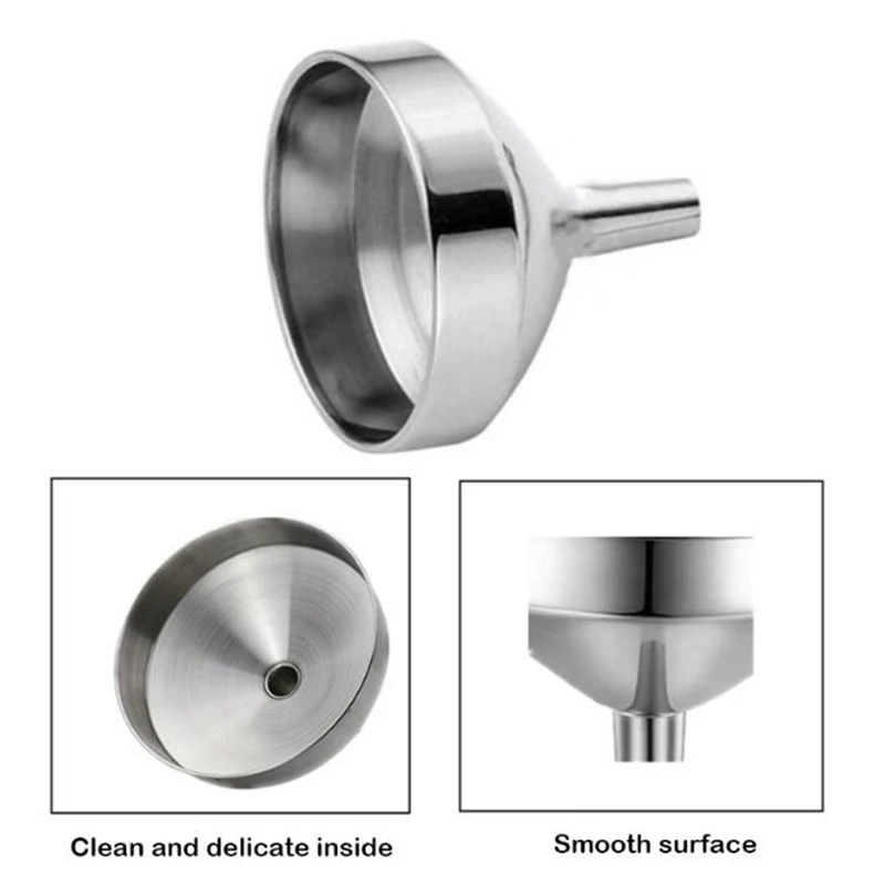 ミニステンレス鋼漏斗セット、火薬ジュエリー灰記念品用の壷フィラー漏斗キット