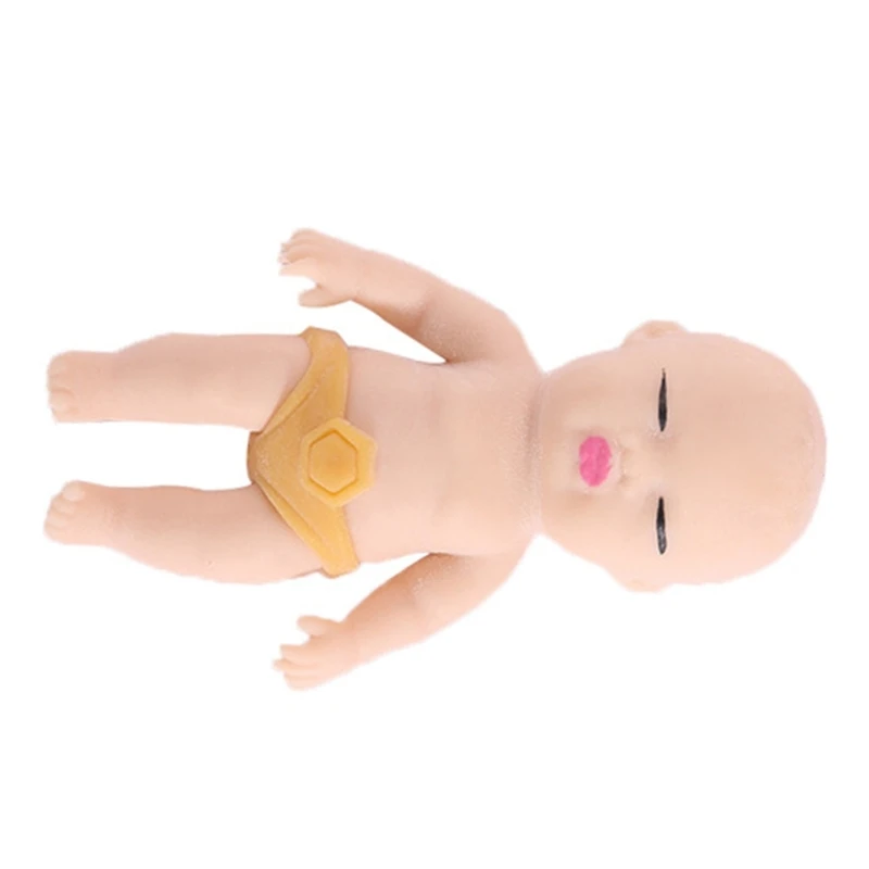 Stress Relief Toy for Adult Stretching TPR Baby Doll Toy Squeeze Fidgets Pinch Toy Children Festival Goodie Bag Fillers