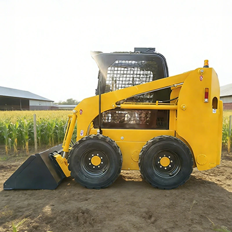 

CE EPA Euro 5 Skid Steer Loader Factory Price Mini Loaders Skid Steer Fast Delivery Multifunctional Wheel Skid Steer Loader