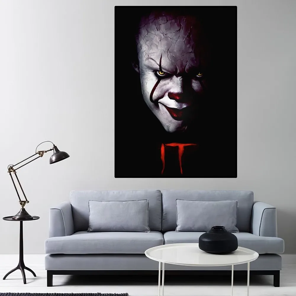 IT It Chapter One Horror Movie Poster Home Room Decor Living Room Bedroom Aesthetic Art Wall Painting Stickers