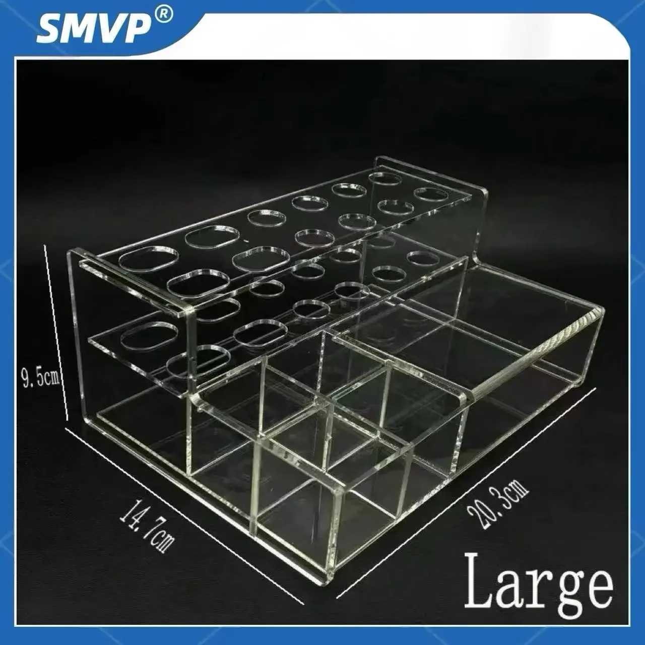 1 pcs Dental Transparent Acrylic Resin Organizers Dental Composite Resin Holder For Dentistry Clinic Supplies Organizer